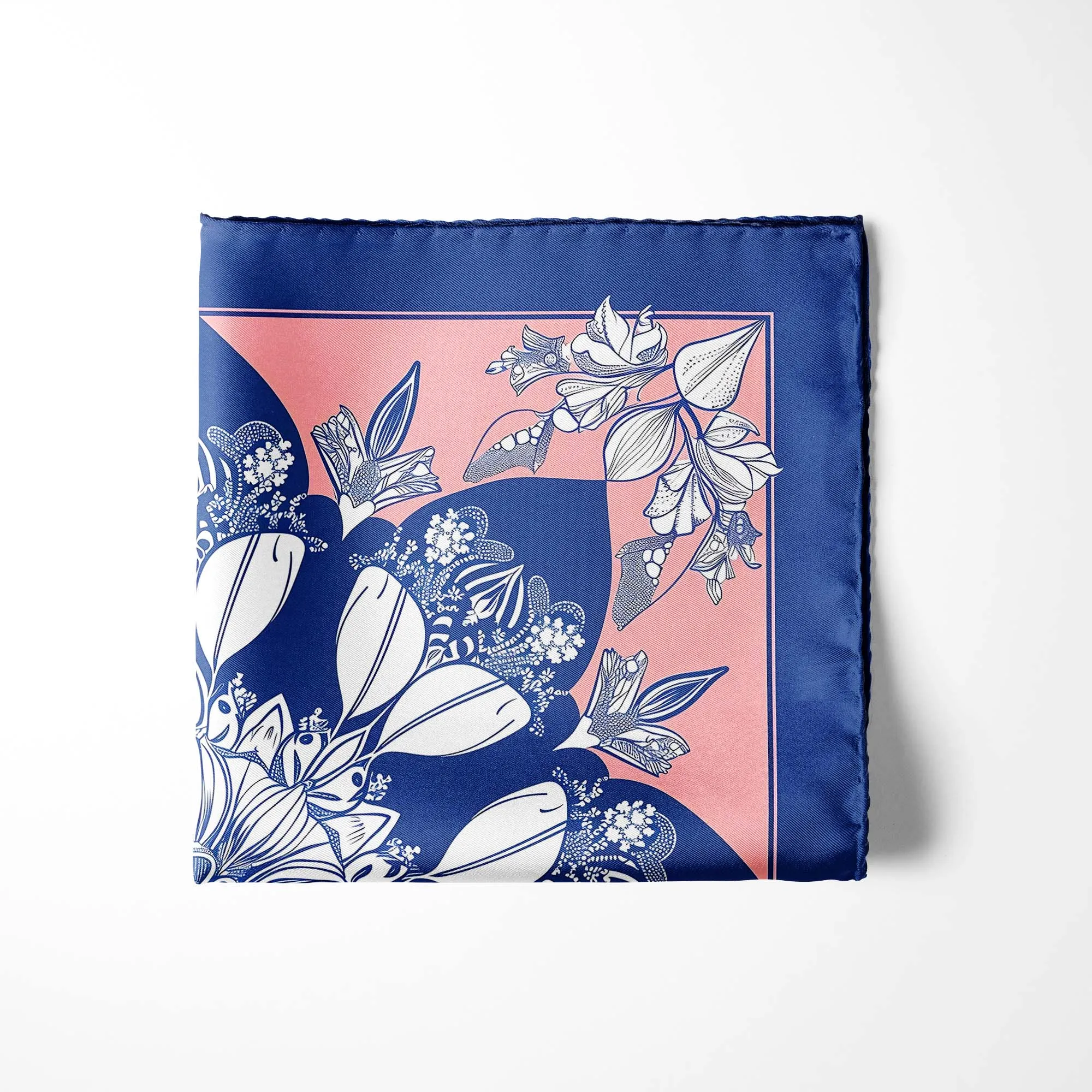 MANDALA VECTOR SILK POCKET SQUARE