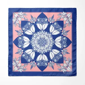 MANDALA VECTOR SILK POCKET SQUARE