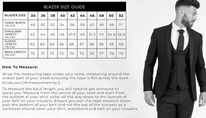 Marc Darcy Edinson Blazer Navy Sky