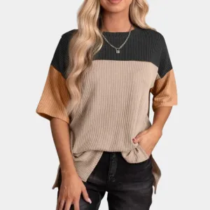 Marisa - Colorblock T-Shirt - Casual & Versatile