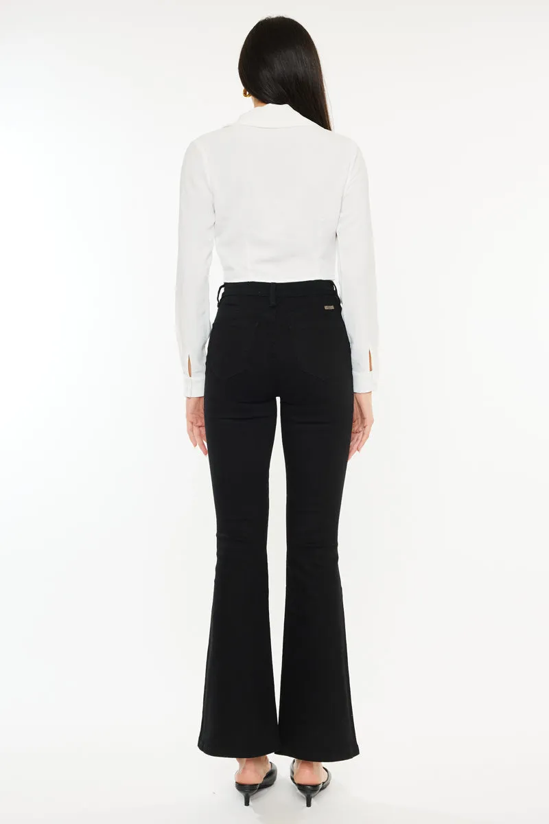 Mars High Rise Flare Jeans (Petite)