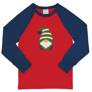 Maxomorra Swedish Santa Ls Raglan Top