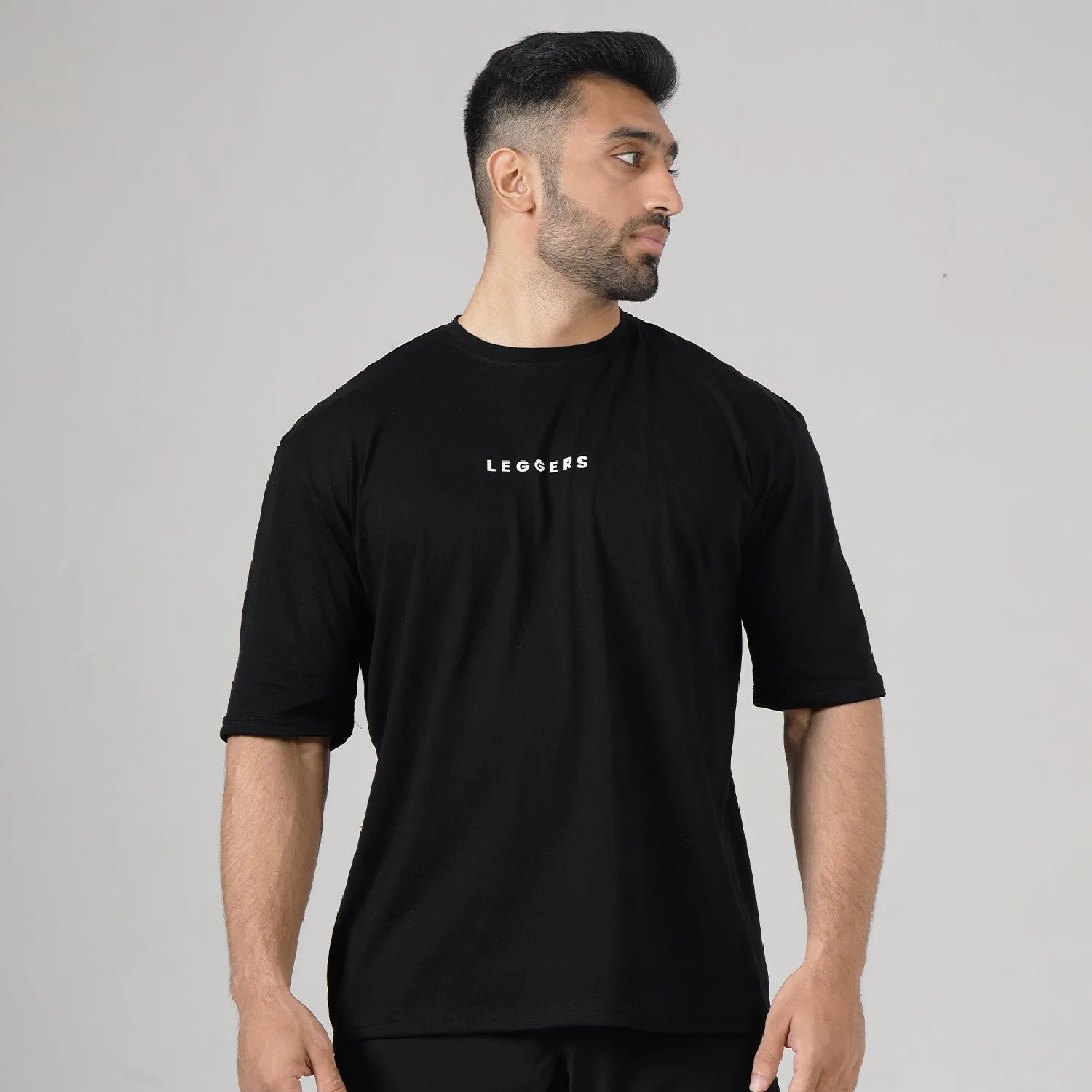 MaxRep Black Oversized Shirt
