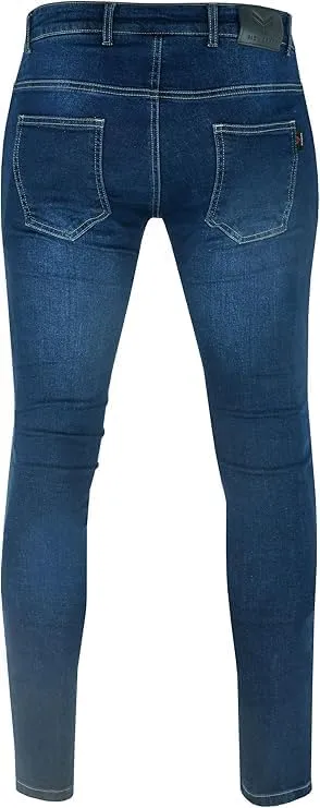 MCW GEAR STRETCH MOTORCYCLE JEANS - UKCA CE AA RATED MEN'S ARMOUR DENIM JEANS