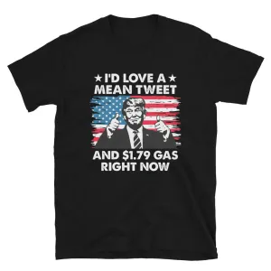 Mean tweets cheap gas Short-Sleeve Unisex T-Shirt