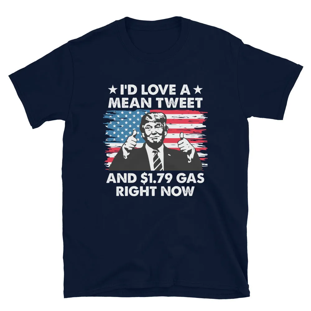 Mean tweets cheap gas Short-Sleeve Unisex T-Shirt