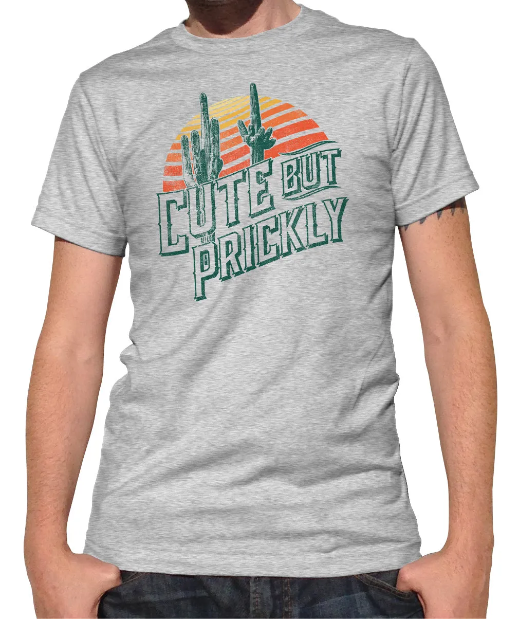 Men's Cute But Prickly T-Shirt - Cactus Shirt