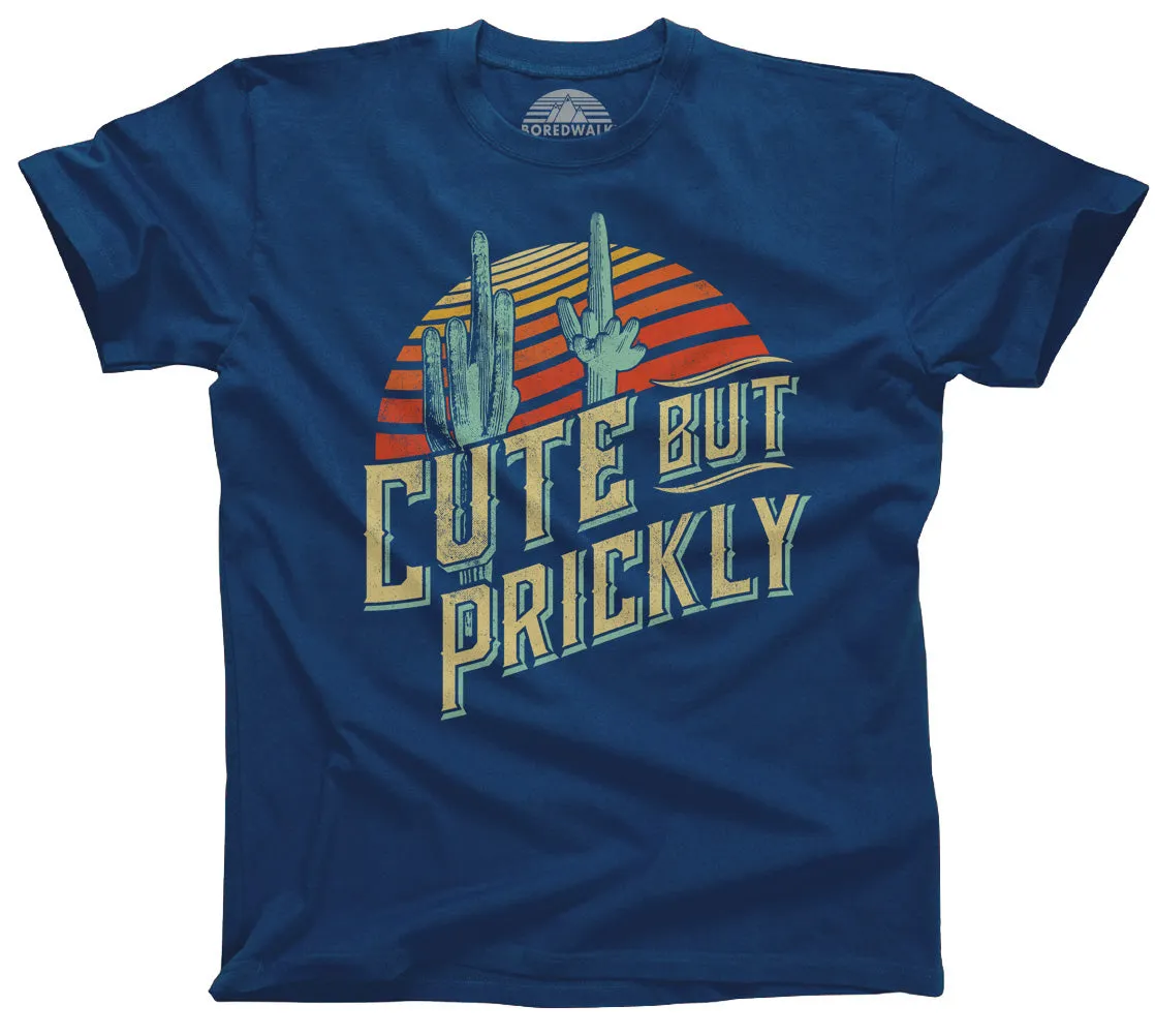 Men's Cute But Prickly T-Shirt - Cactus Shirt
