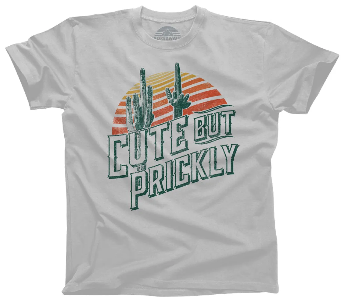 Men's Cute But Prickly T-Shirt - Cactus Shirt