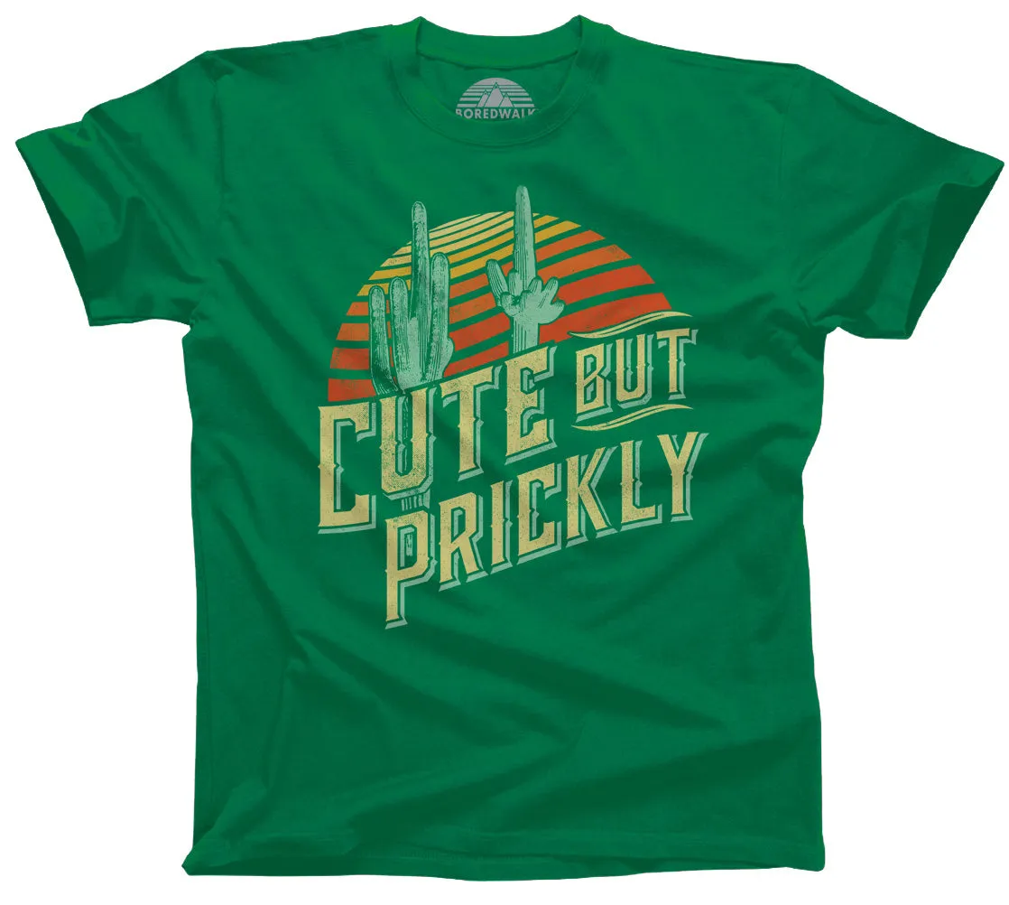 Men's Cute But Prickly T-Shirt - Cactus Shirt