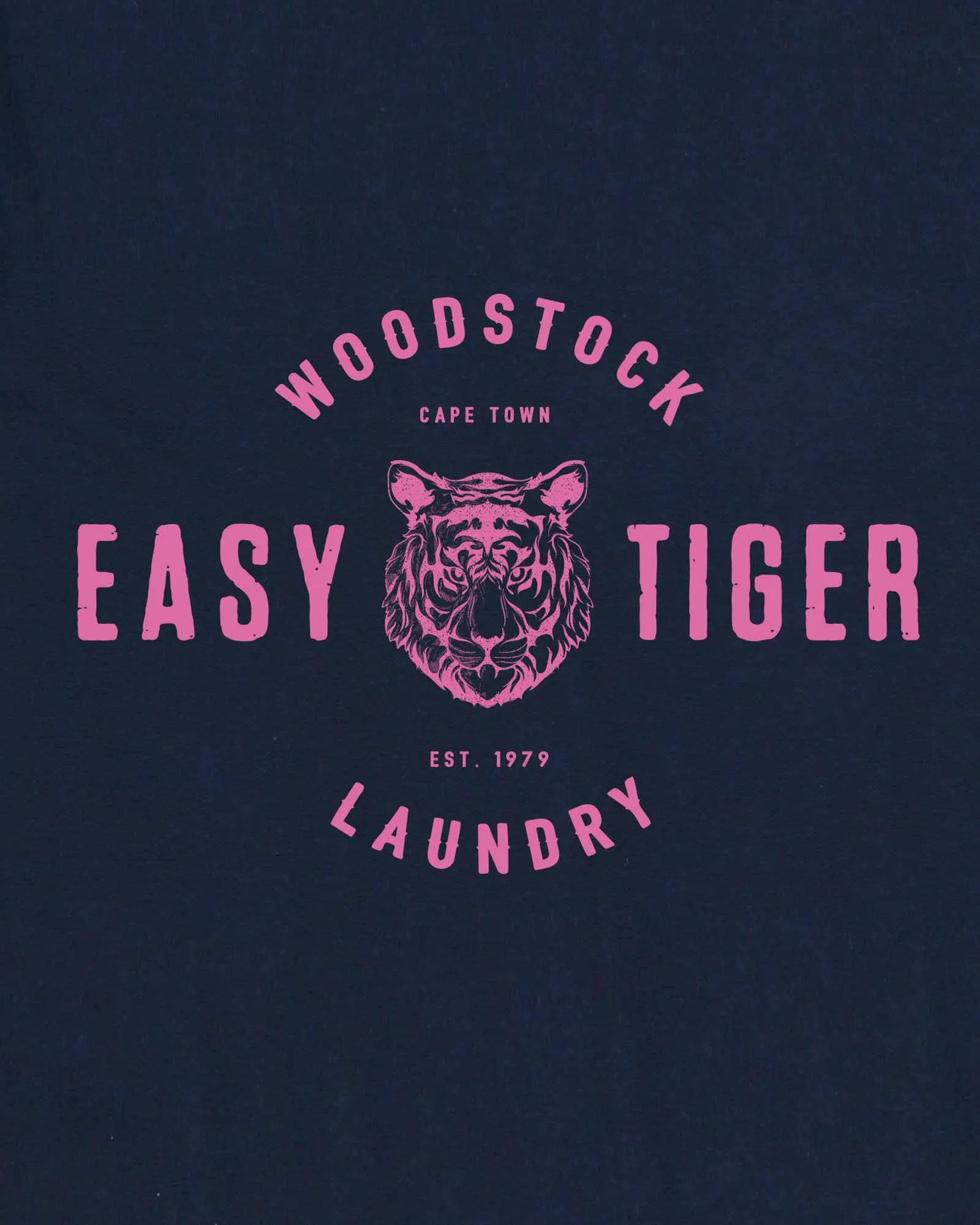 Men's Long Sleeve T-Shirt - Easy Tiger Pink