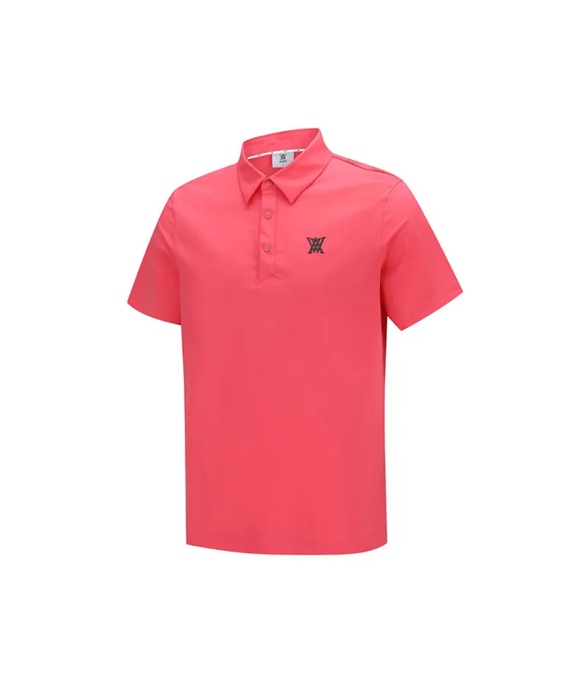 Men's Signature Logo Short T-Shirt - Coral