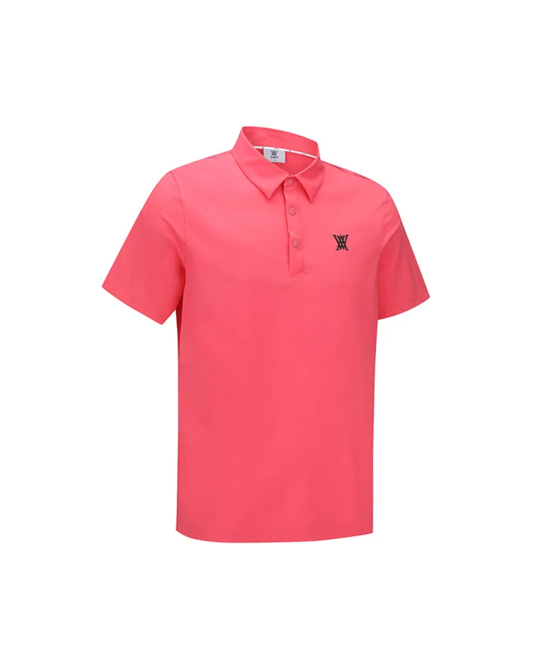 Men's Signature Logo Short T-Shirt - Coral