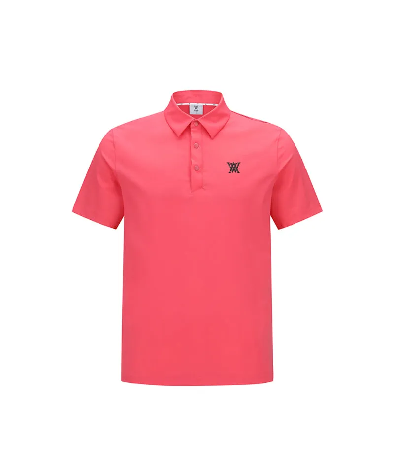 Men's Signature Logo Short T-Shirt - Coral