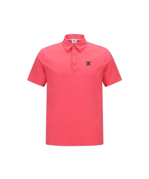 Men's Signature Logo Short T-Shirt - Coral