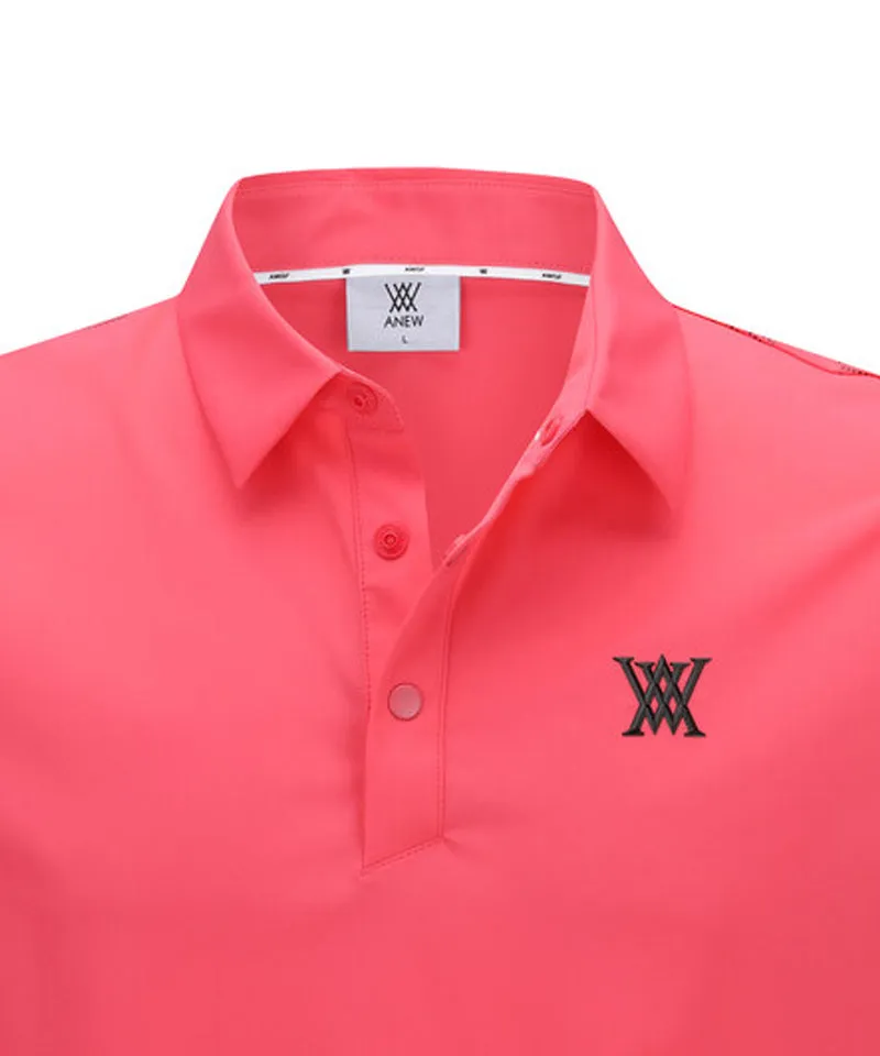 Men's Signature Logo Short T-Shirt - Coral