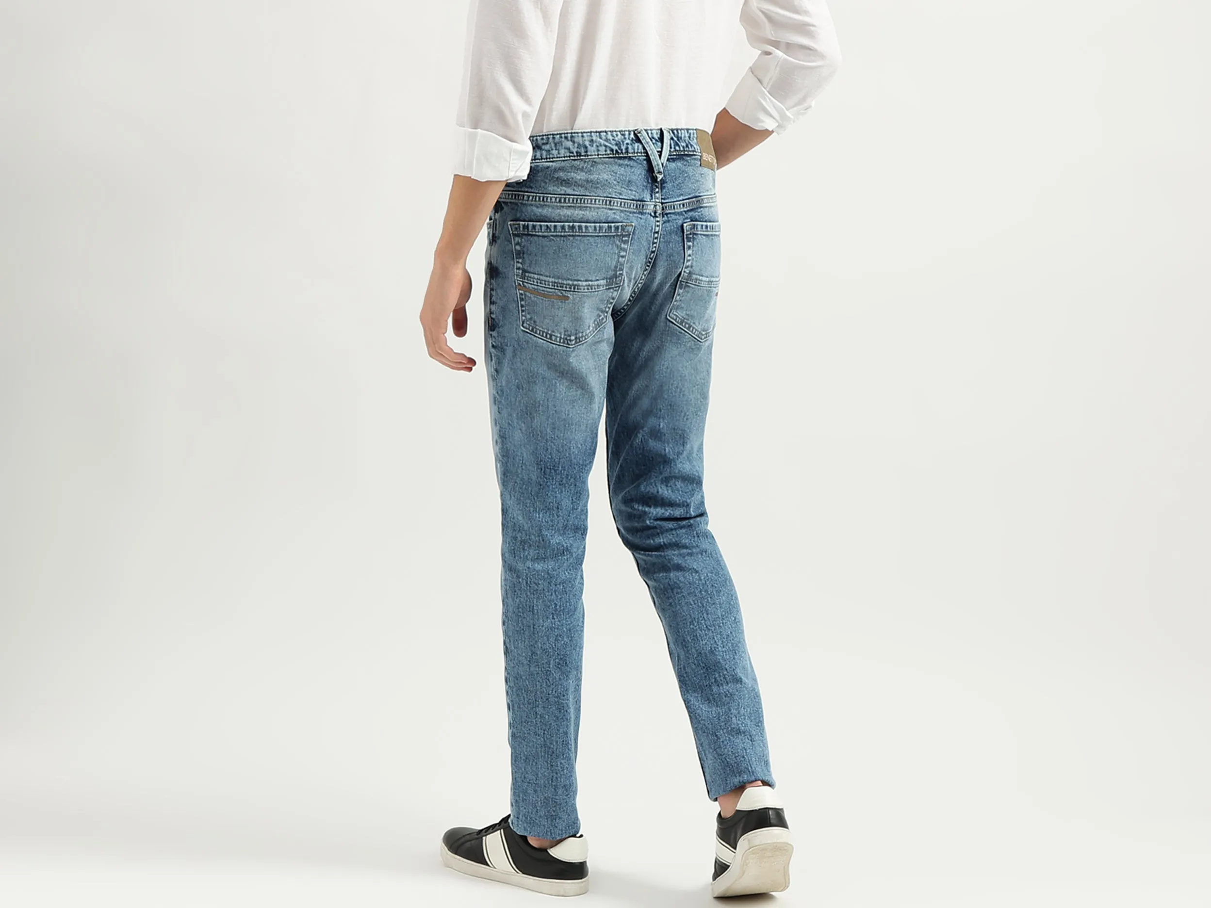 Men's Solid Skinny Fit Jeans