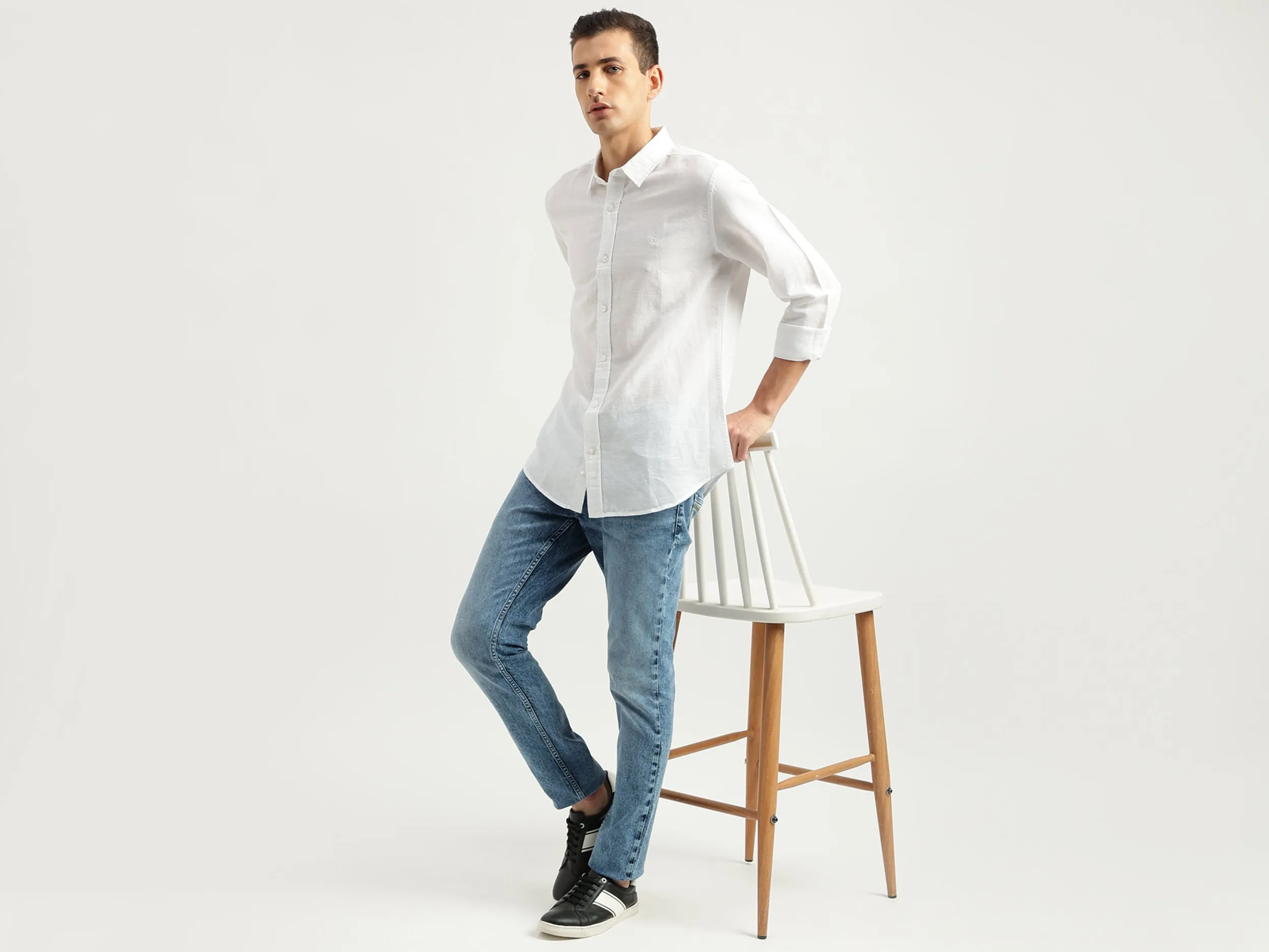 Men's Solid Skinny Fit Jeans