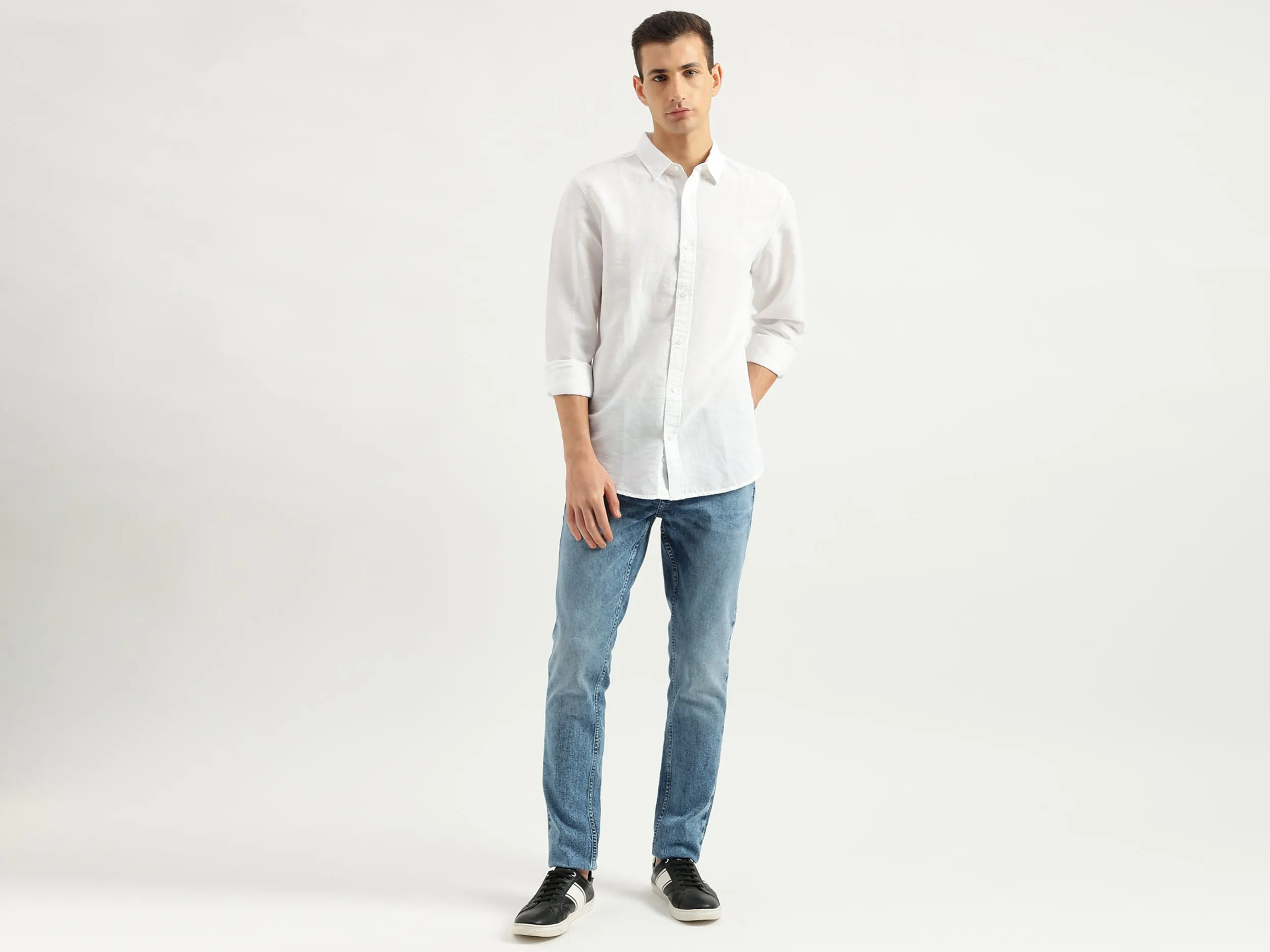 Men's Solid Skinny Fit Jeans