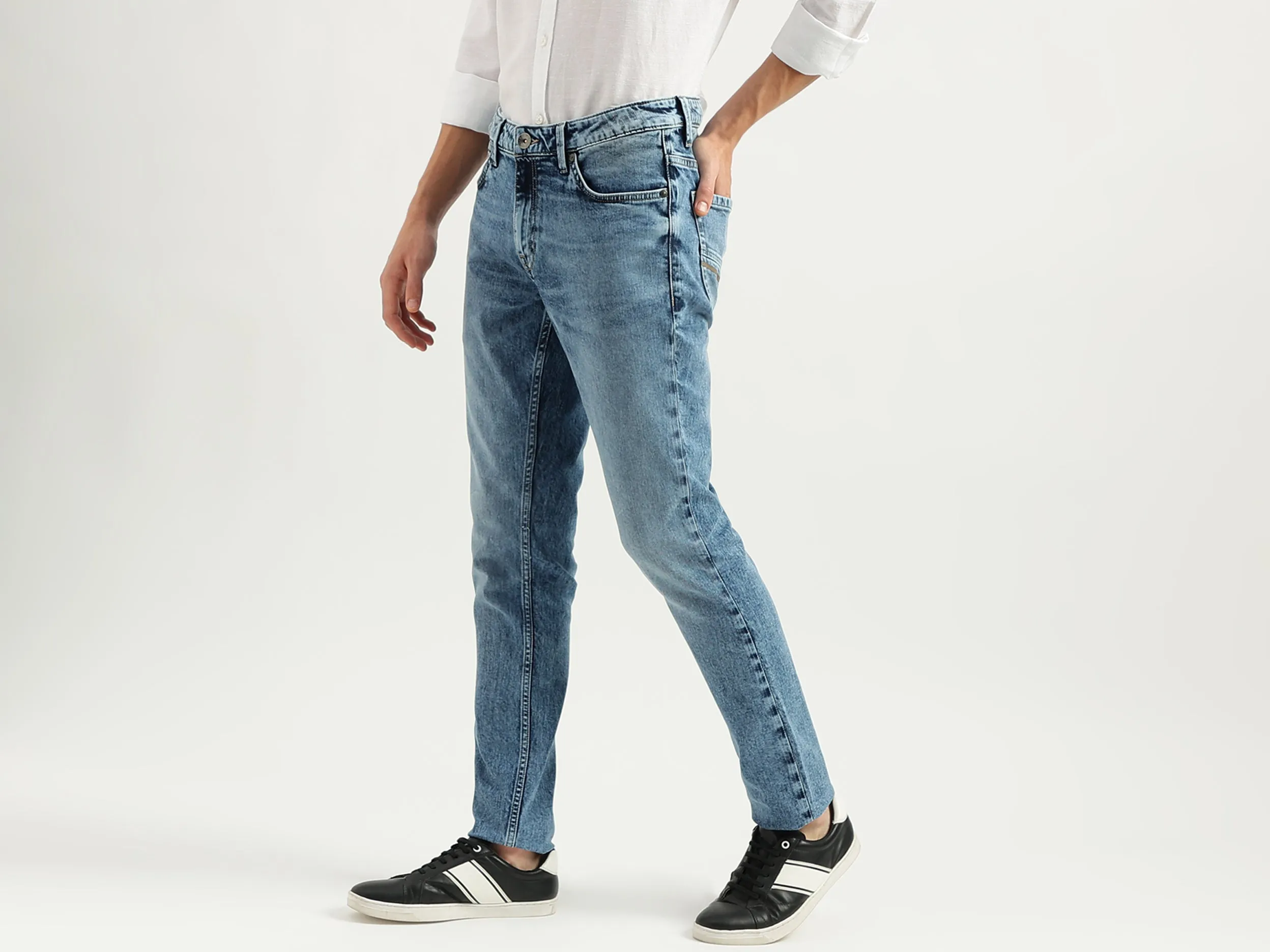 Men's Solid Skinny Fit Jeans