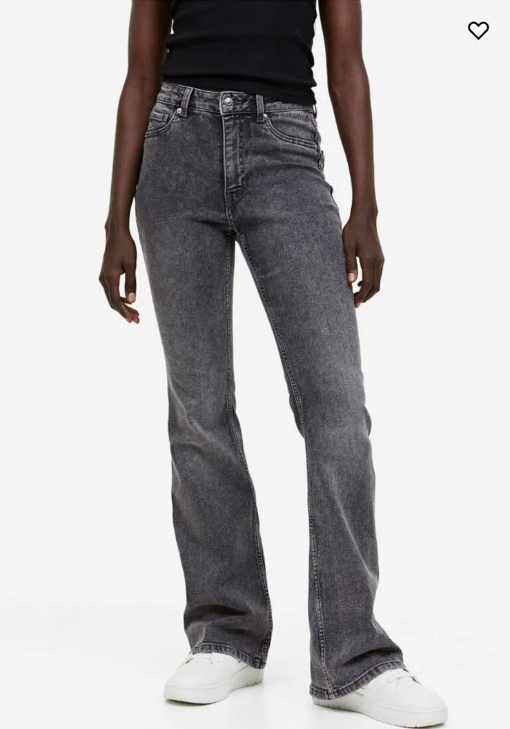 MH grey flare jeans