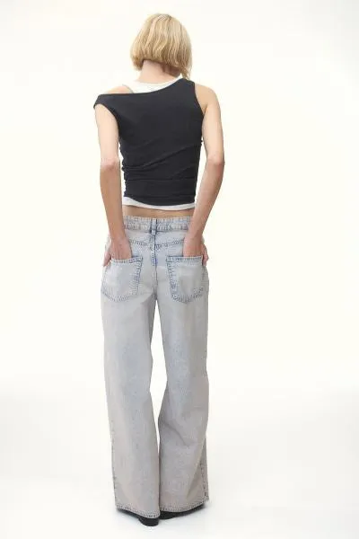 MH Highwaist Lightblue wide leg jeans