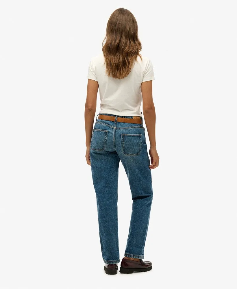 Mid Rise Straight Leg Jean | Fulton Vintage Blue 30