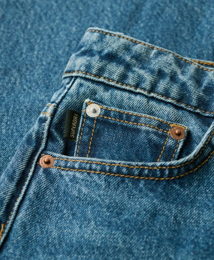 Mid Rise Straight Leg Jean | Fulton Vintage Blue 30
