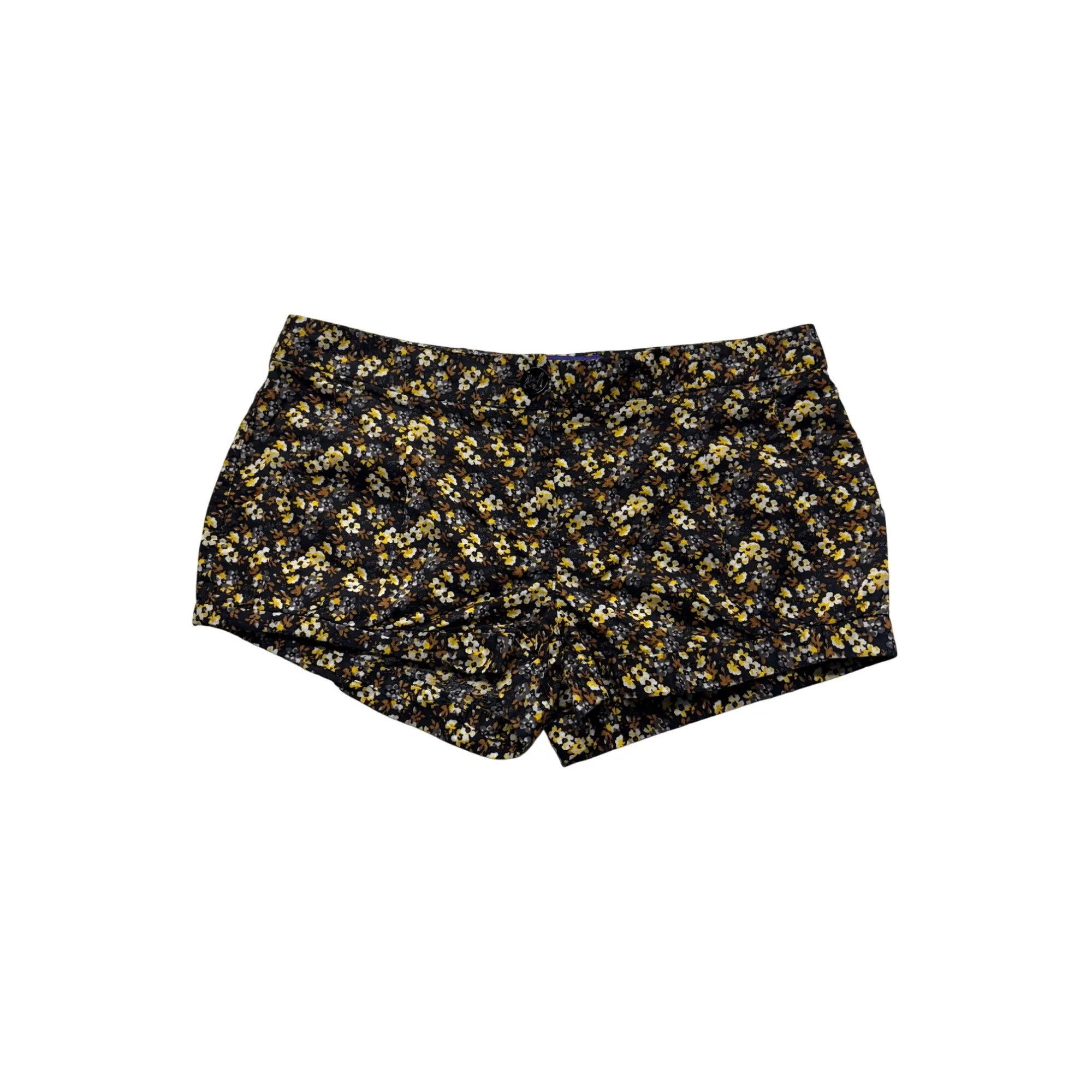 Miley Cyrus & Max Azria Floral Print Y2K shorts #7570