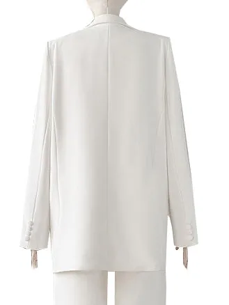 Minimalist Design Flower Loose Casual Blazers
