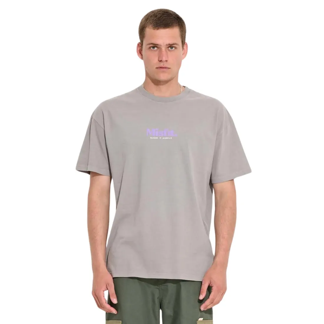 Misfit Australian Bones T-Shirt - Pigment Grey