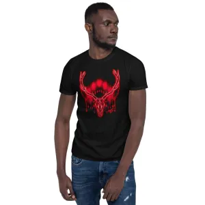 Moon Deer Red Unisex T-Shirt