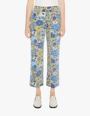 Mother The Rambler Zip Ankle Jeans in Dirtbike Flowers