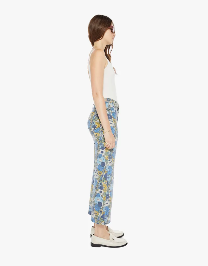 Mother The Rambler Zip Ankle Jeans in Dirtbike Flowers