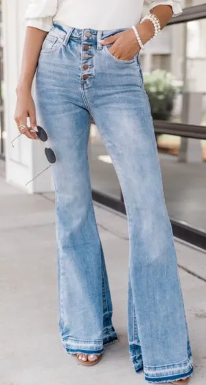 Multi Bottom Design Jeans