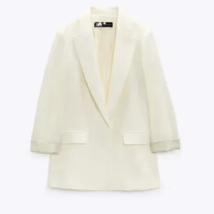 Multicolour women's open blazer with printed sleeves, lapels and no buttons