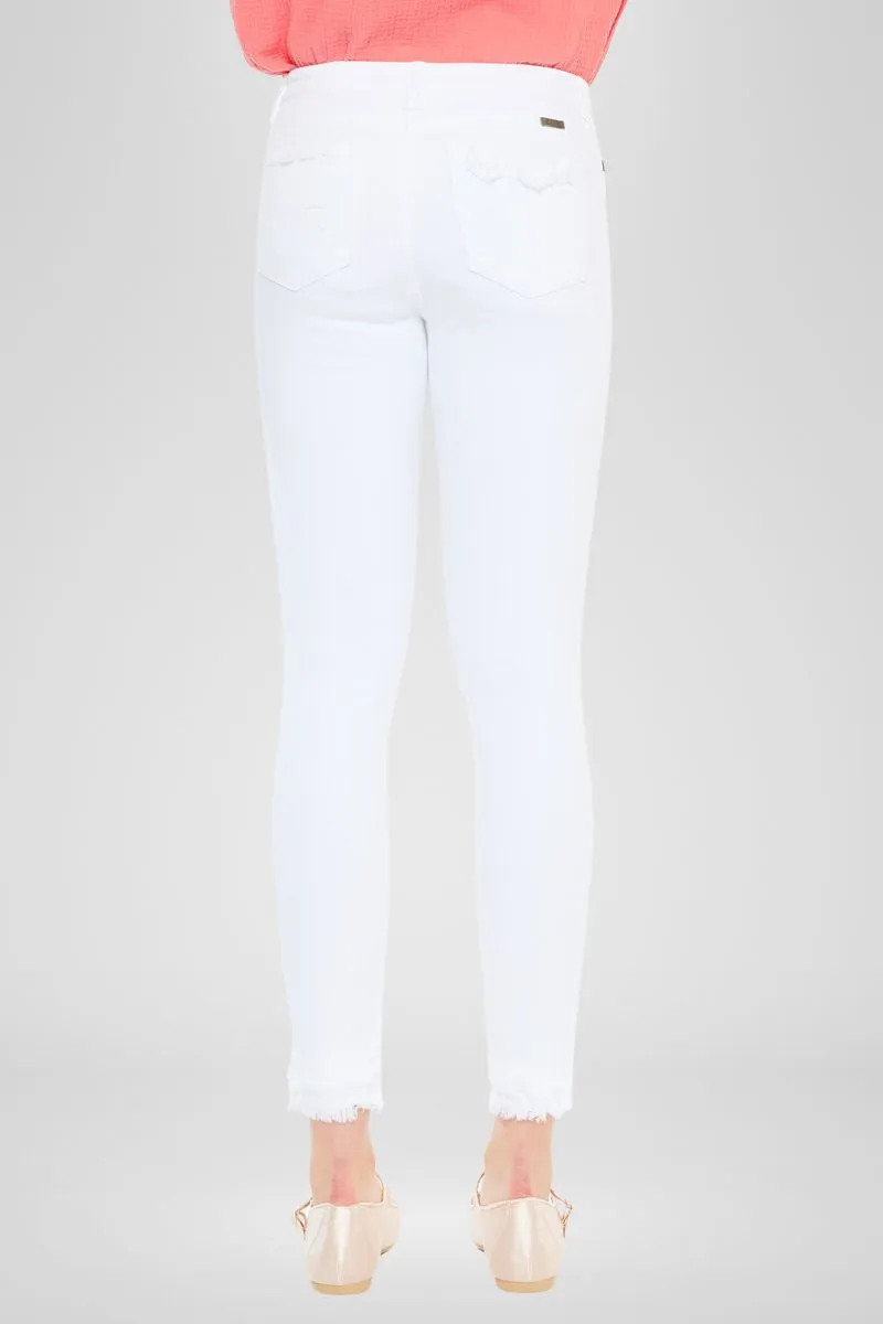 Nala Mid Rise Ankle Skinny Jeans