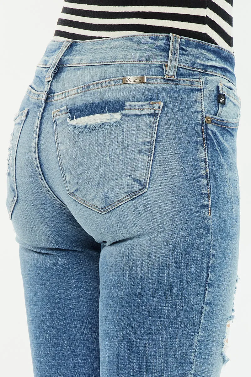 Nala Mid Rise Ankle Skinny Jeans
