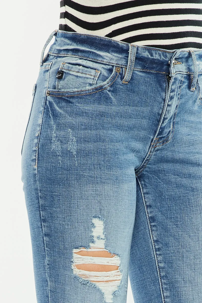 Nala Mid Rise Ankle Skinny Jeans