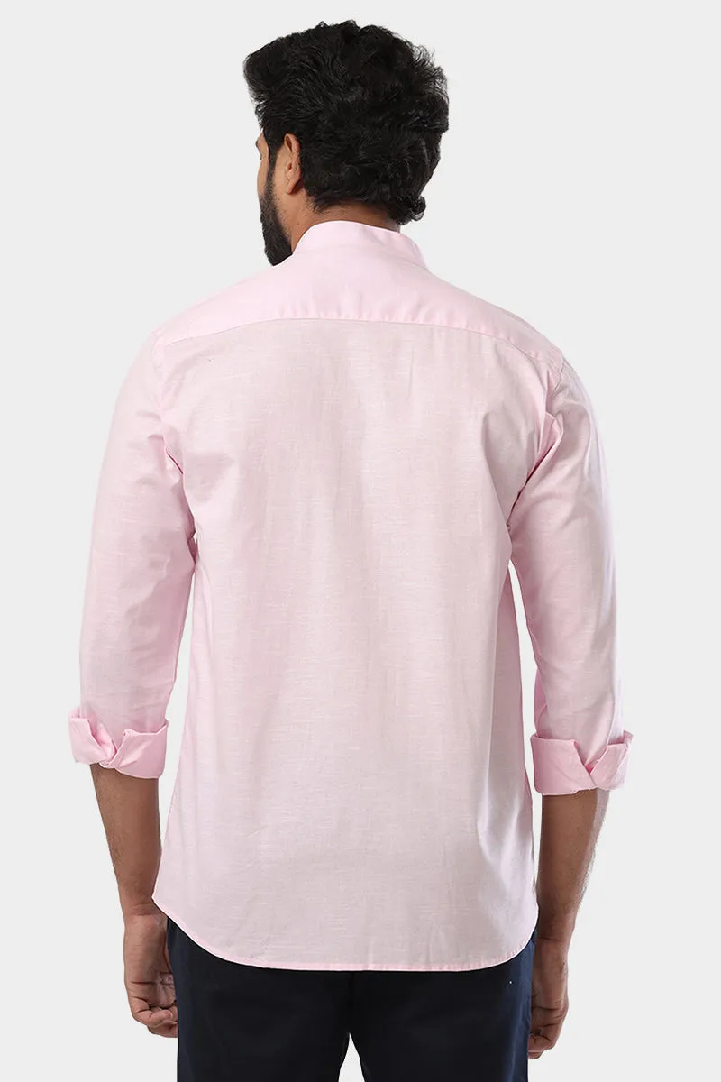 Neo - Baby Pink Formal Shirt For Men | Ariser