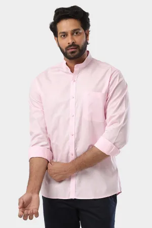 Neo - Baby Pink Formal Shirt For Men | Ariser