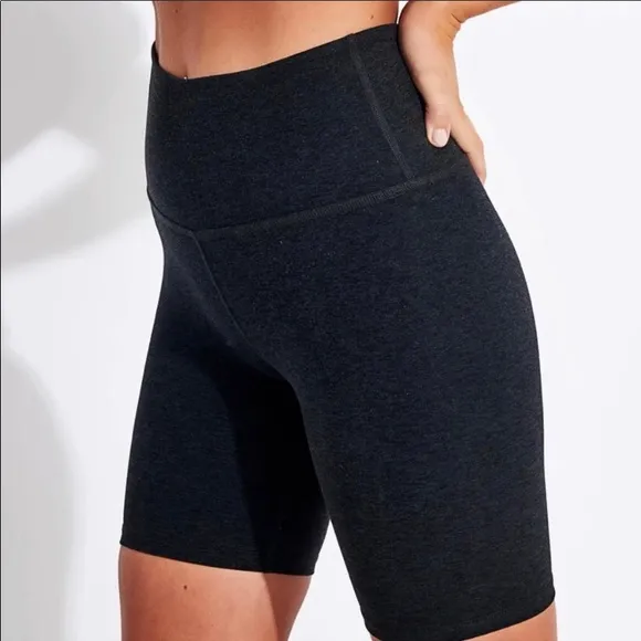 New Beyond Yoga Spacedye Shorts Dark Night $68 S