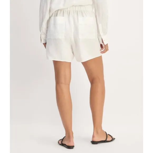 NEW Everlane The Linen Easy Short Womens XS White