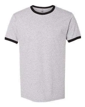 Next Level Unisex Fine Jersey Ringer T-Shirt - 3604