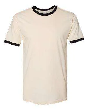 Next Level Unisex Fine Jersey Ringer T-Shirt - 3604