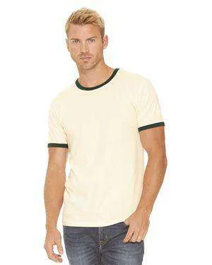Next Level Unisex Fine Jersey Ringer T-Shirt - 3604