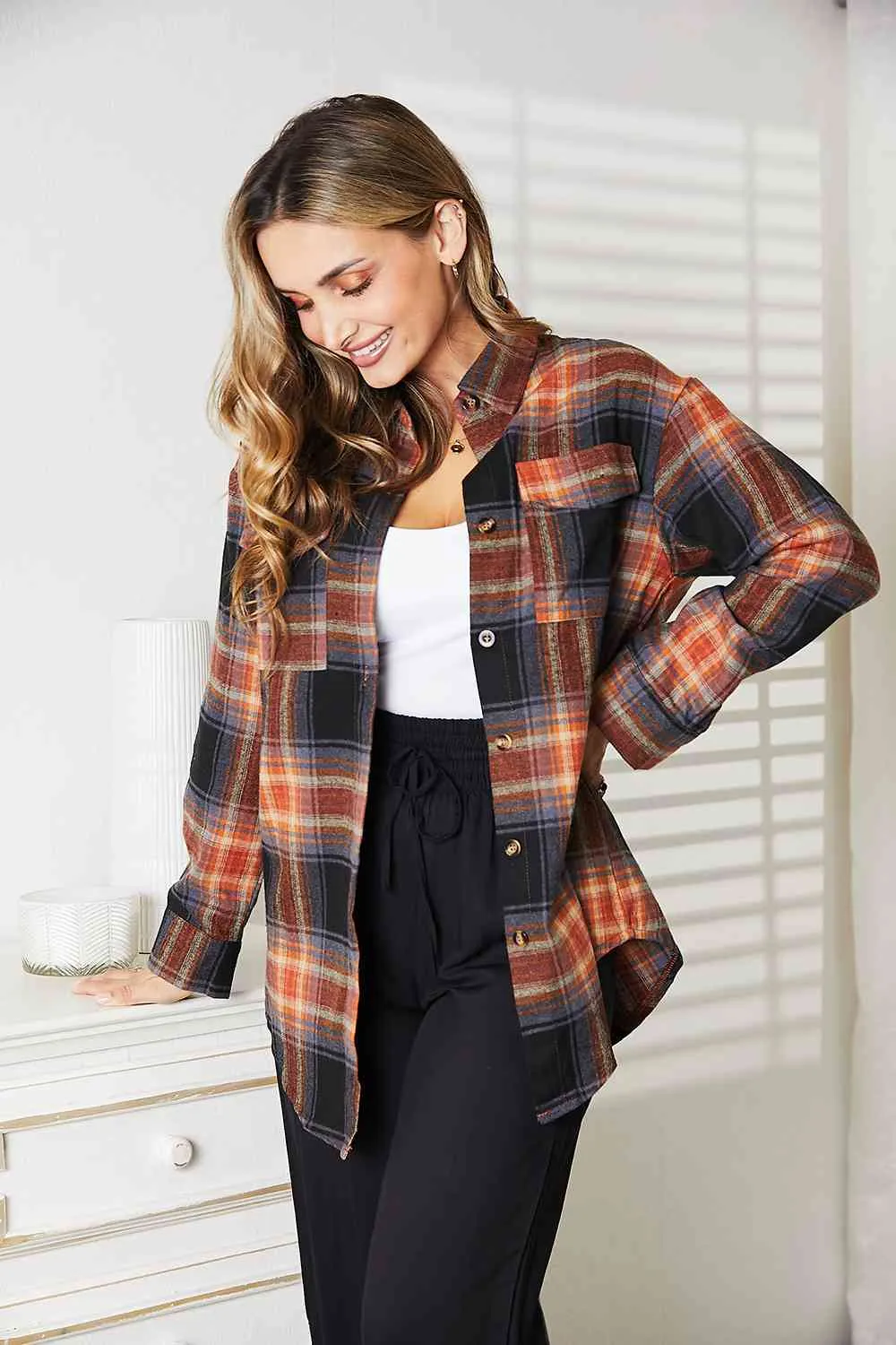 Noah Plaid Dropped Shoulder Shirt