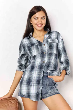 Noah Plaid Dropped Shoulder Shirt