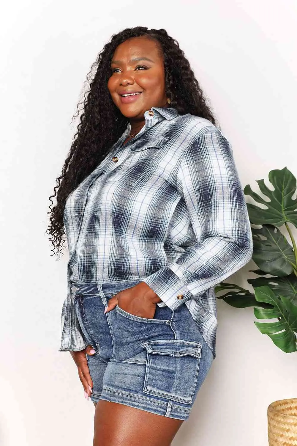 Noah Plaid Dropped Shoulder Shirt