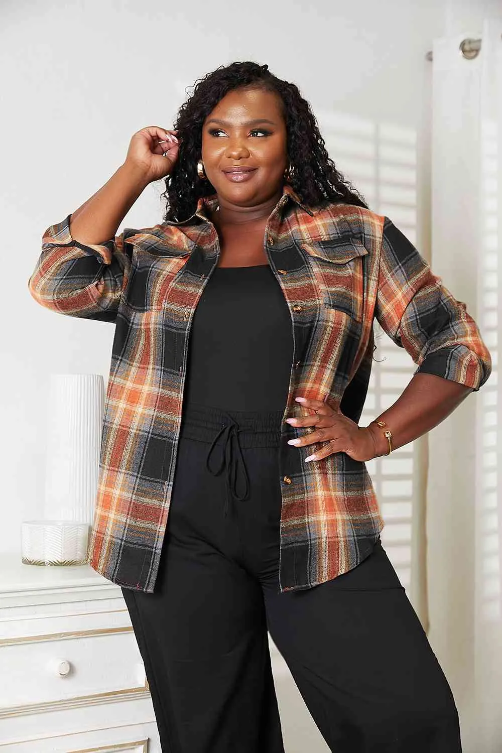 Noah Plaid Dropped Shoulder Shirt